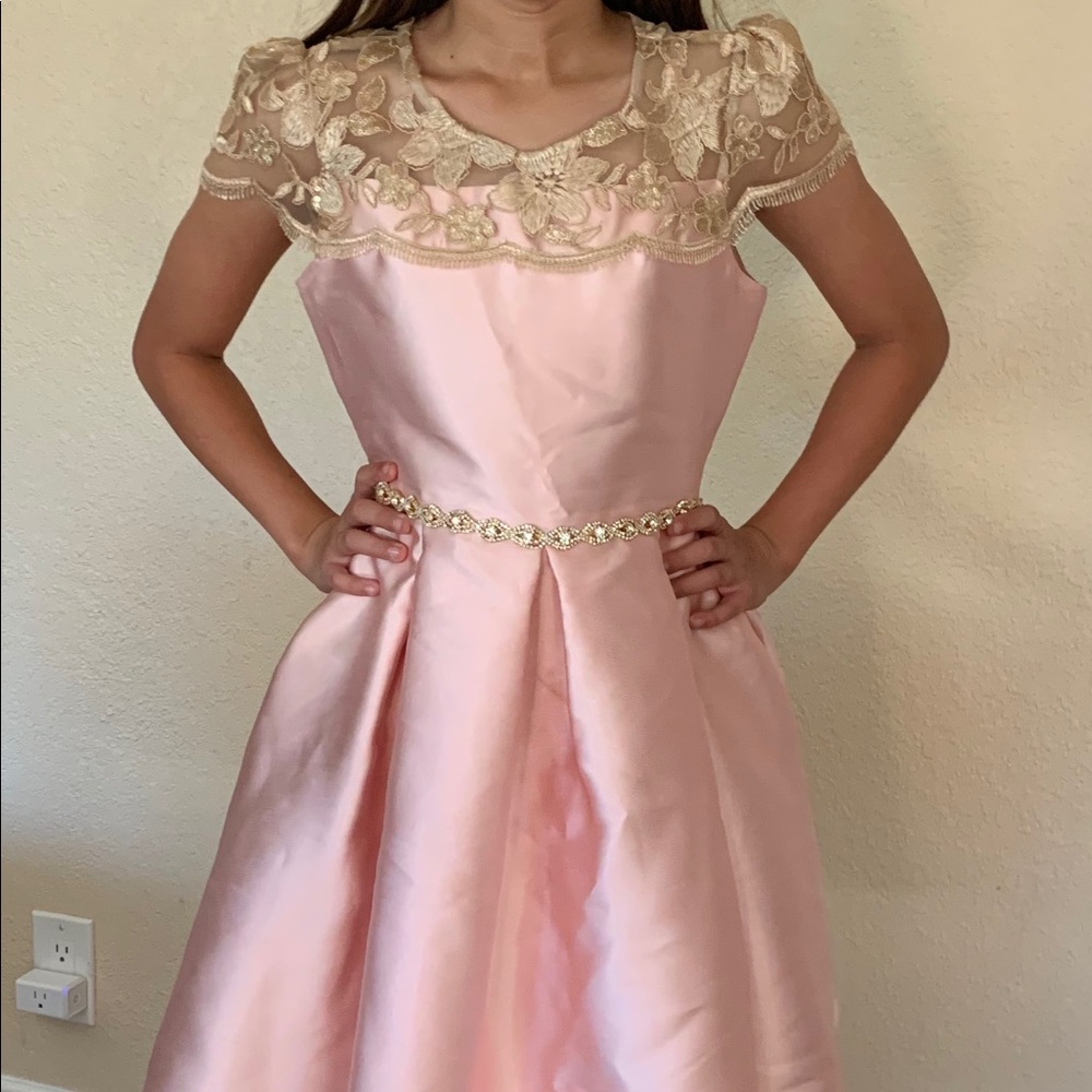 Rose Gold, Party Dress, Size 14